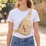 Custom Name, Monograme For Kids, Outdoor Bag - Personalized Sling Bag