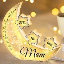 Custom Names We Love You To The Moon And Back - Personalized Light Box