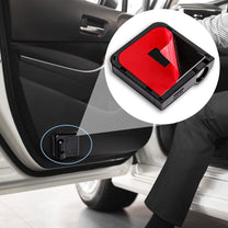 Custom National Flags Car Welcome Light With Family Name - Custom Car Door Projector Light