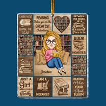 Custom Ornament For Book Lovers - Personalized Acrylic Ornament