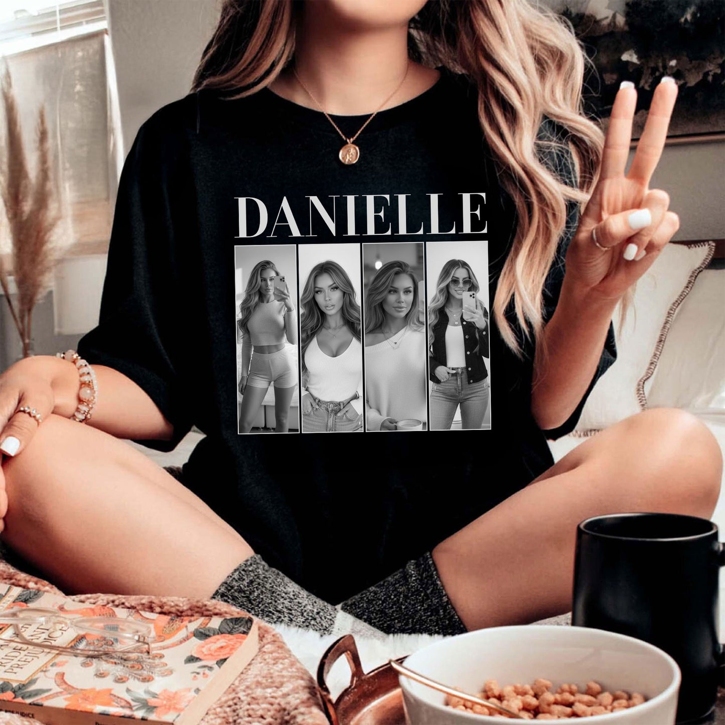 Custom Own Photo - Vintage Version - Personalized Photo Comfort Tee