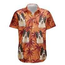 Custom Pet Funny Photo With Tropical Palm Trees - Custom Photo Hawaiian Shirts