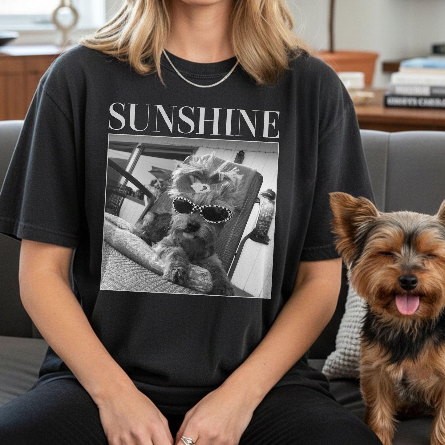 Custom Pet Photo - Personalized Photo Comfort Tee