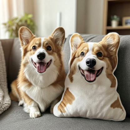Custom Pet Photo Pillow - Personalized Photo Custom Shaped Pillow