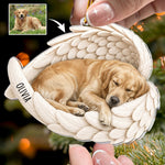 Custom Pet Photo With Wings Memorial Christmas Gifts For Pet Lovers - Personalized Ornament