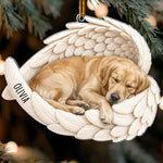 Custom Pet Photo With Wings Memorial Christmas Gifts For Pet Lovers - Personalized Ornament