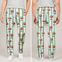 Custom Pet Portrait Dog Lover Cat Lover Gift - Personalized Photo Lounge Pants
