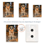Custom Pet Portrait Funny Meme Gift For Pet Lovers - Personalized Magnet