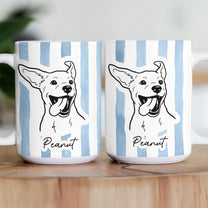 Custom Pet Portrait Mug Dog Mug Cat Mug New Version - Personalized Photo Mug