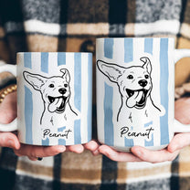 Custom Pet Portrait Mug Dog Mug Cat Mug New Version - Personalized Photo Mug