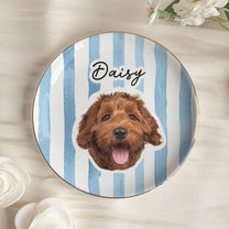 Custom Pet Portrait Ring Dish Dog Lover Cat Lover Gift - Personalized Photo Jewelry Dish