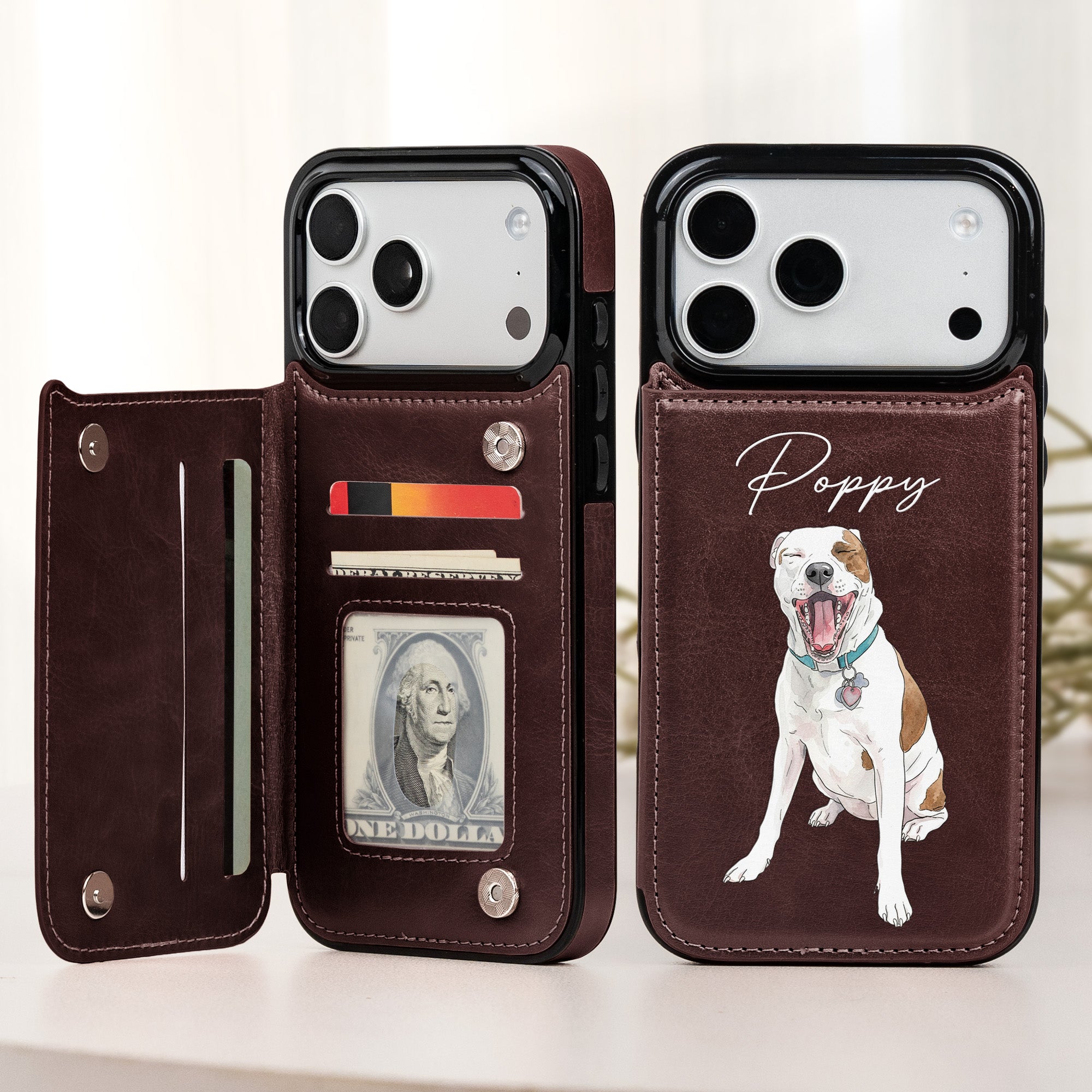 Custom Pet Portrait Watercolor Art - Personalized Phone Case
