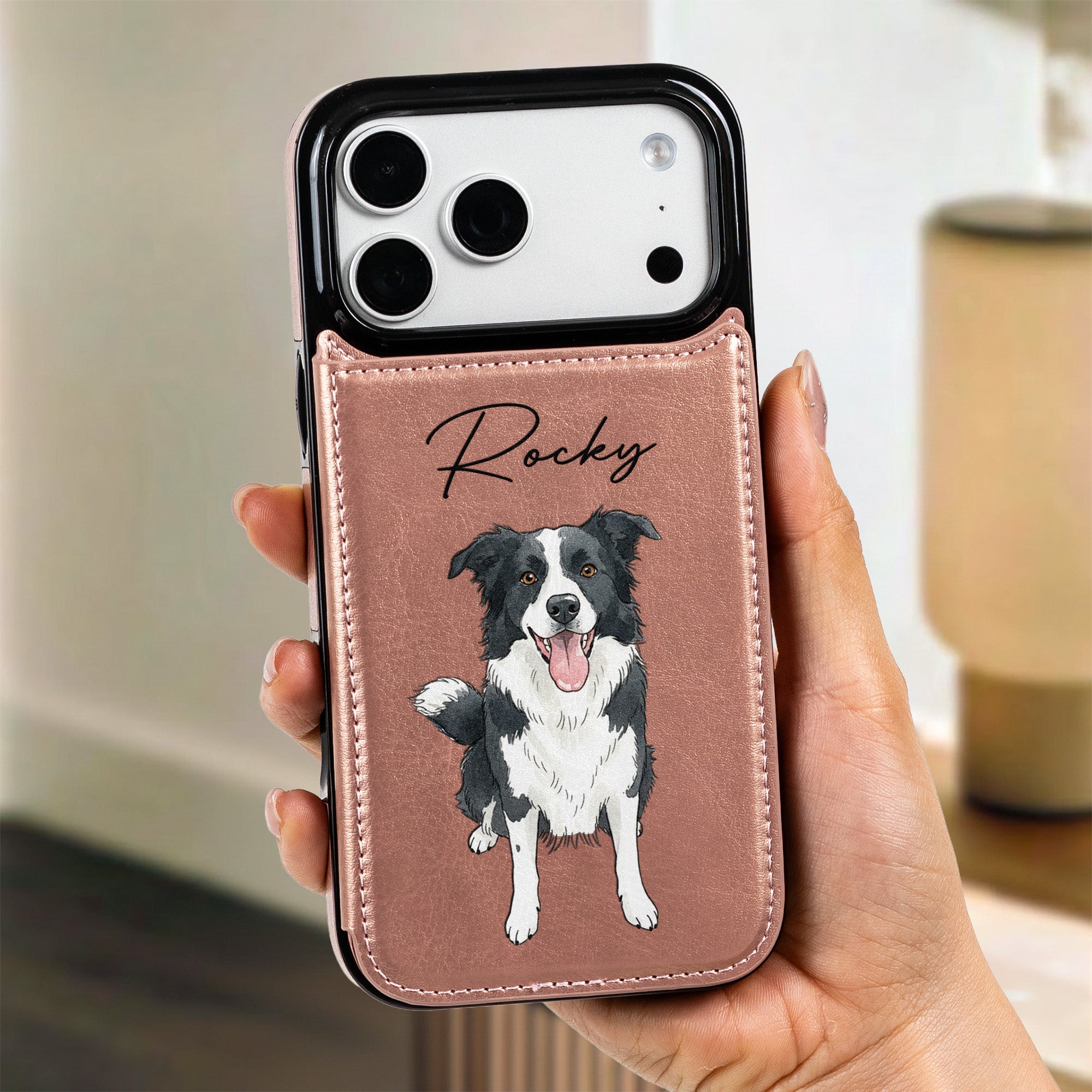 Custom Pet Portrait Watercolor Art - Personalized Phone Case
