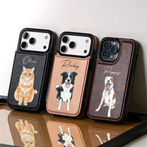 Custom Pet Portrait Watercolor Art - Personalized Phone Case