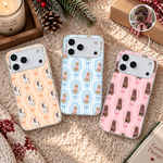Custom Pet Watercolor With Bow Pattern - Personalized Phone Case