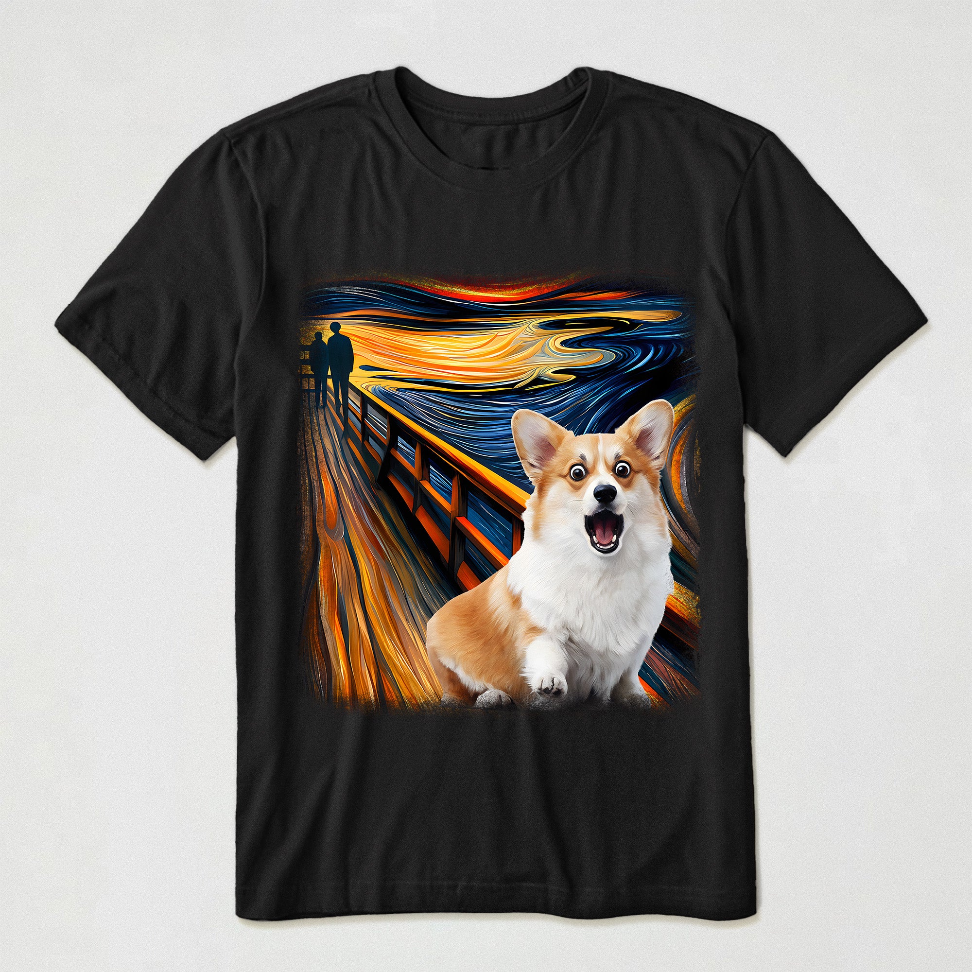 Custom Pet, Family, Friend Photo Funny Scream Halloween Art - Personalized Shirt