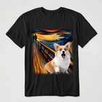 Custom Pet, Family, Friend Photo Funny Scream Halloween Art - Personalized Shirt