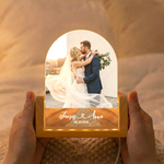 Custom Photo Anniversary Gifts For Her, Him Couple Gift - Perssonalized Night Light