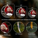 Custom Photo Baby's First Christmas  - Personalized Acrylic Photo Ornament