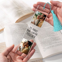 Custom Photo Bookmark For Family, Besties, Couple, Book Lovers - Custom Photo Acrylic Bookmark