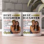 Custom Photo Daughter Of The Year Magazine - Personalized Photo Mug
