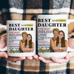 Custom Photo Daughter Of The Year Magazine - Personalized Photo Mug