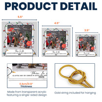 Custom Photo Polaroid Family Friends Christmas - Personalized Family Photo Ornament