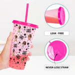 Custom Photo Family Vacation - Personalized Photo Color Changing Cup