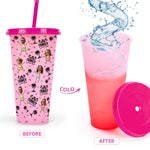 Custom Photo Family Vacation - Personalized Photo Color Changing Cup