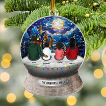 Family, Friends Christmas Time - New Version - Personalized Acrylic Ornament