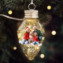 Custom Photo For Family, Kids, Pet Lovers - Christmas Bulk Gifts - Personalized Photo LED Christmas Light