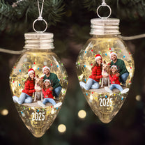Custom Photo For Family, Kids, Pet Lovers - Christmas Bulk Gifts - Personalized Photo LED Christmas Light