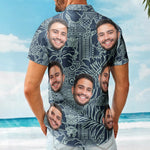 Custom Photo Funny Pet Family Friends Tiki Bar Summer - Custom Photo Hawaiian Shirts