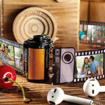 Custom Photo Gift For Couple, For Him, For Her-Valentine Gift - Personalized Photo Film Roll Keychain