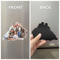 Custom Photo Gift For Grandparents Family Memories - Personalized Photo Magnet