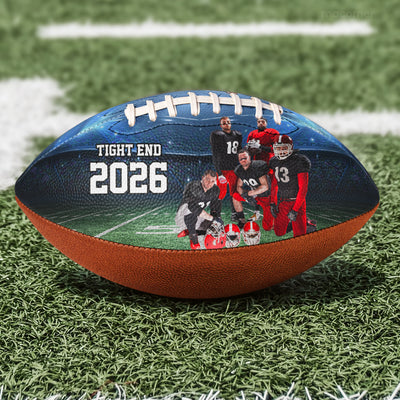 Custom Photo Gift For Player Team Stadium Background - Personalized Photo Football