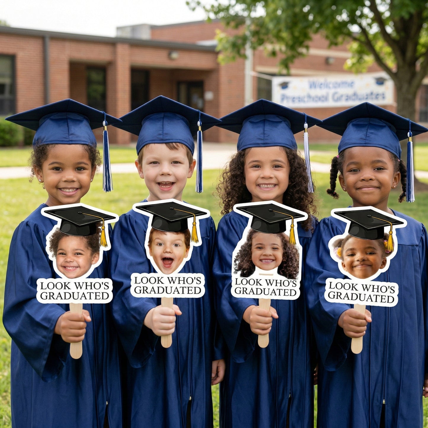 Custom Photo Graduation Gifts - Personalized Graduation Fan