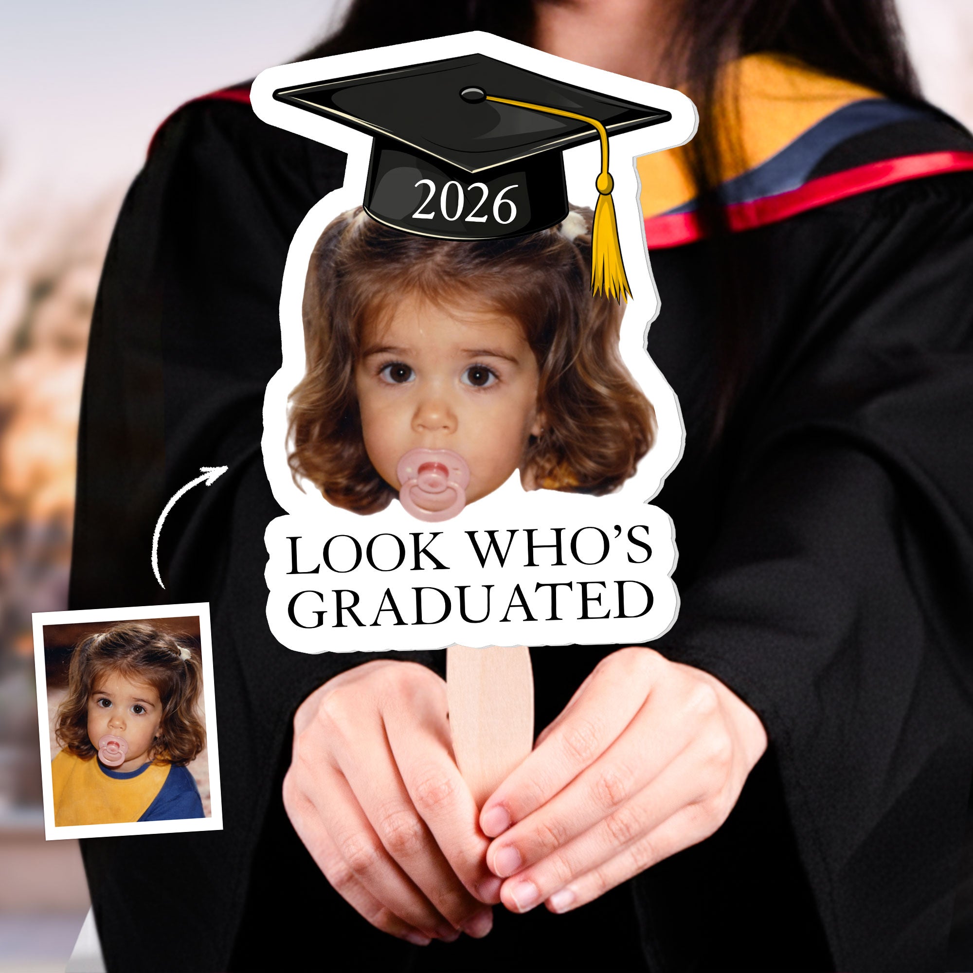 Custom Photo Graduation Gifts - Personalized Graduation Fan