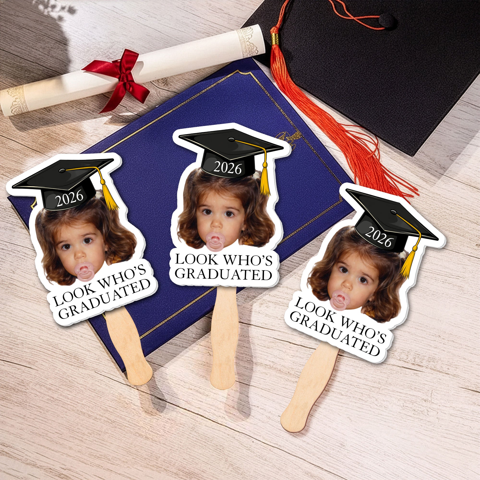 Custom Photo Graduation Gifts - Personalized Graduation Fan