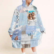 Custom Photo - Personalized Photo Oversized Blanket Hoodie
