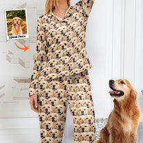 Custom Photo Pet Faces - Personalized Photo Women's Pajamas Set