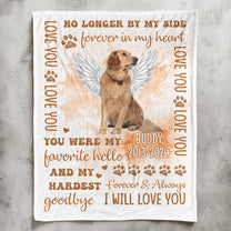 Custom Photo Pet Loss You Were My Favorite Hello - Personalized Photo Blanket