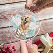 Custom Photo Pet Memorial - Personalized Acrylic Photo Ornament