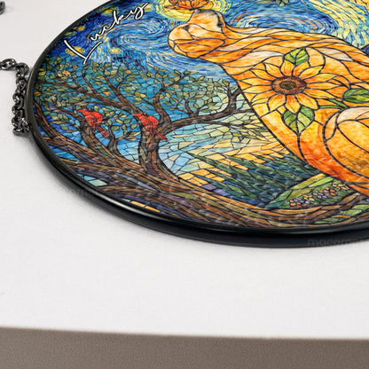 Custom Photo Pet Memorial - Personalized Window Hanging Suncatcher