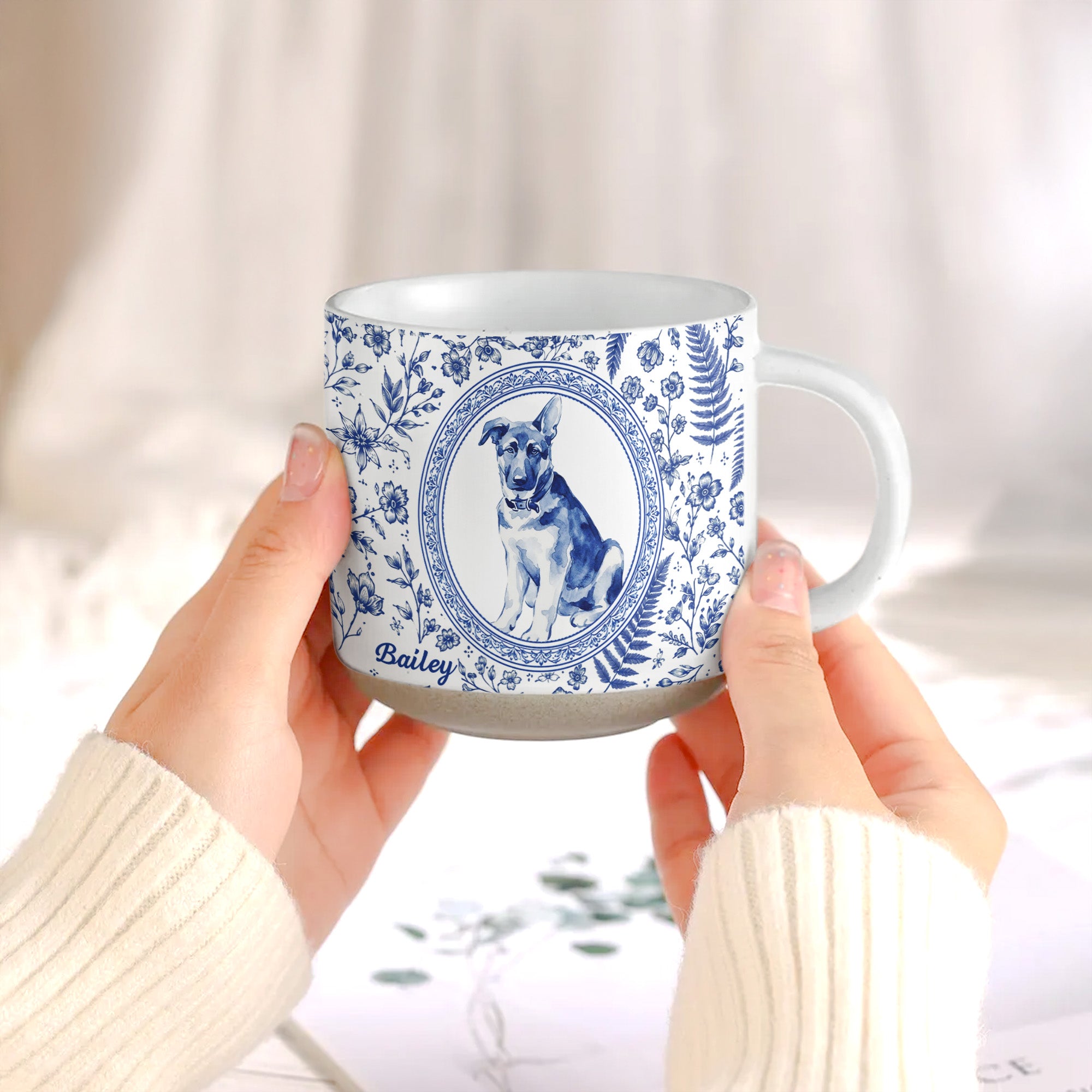 Custom Photo Pet Portrait - Personalized Mug