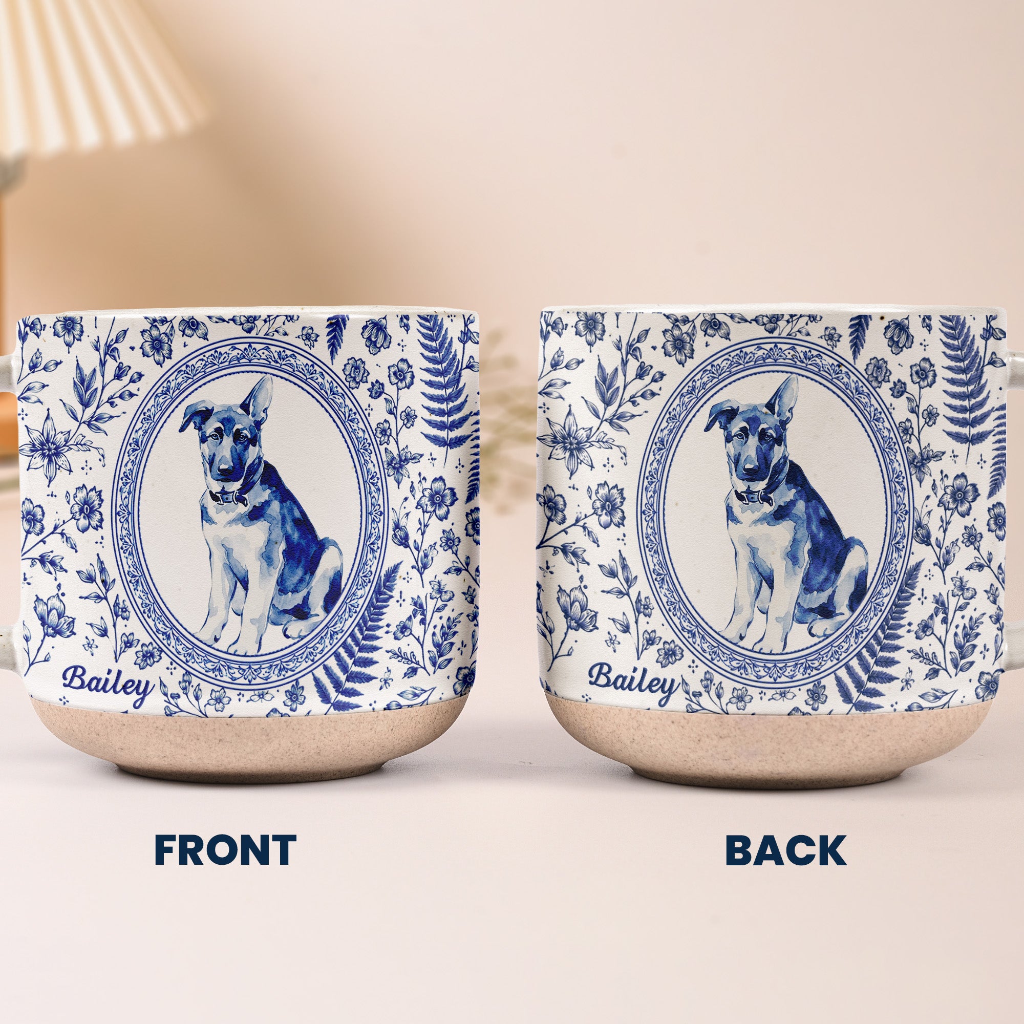 Custom Photo Pet Portrait - Personalized Mug