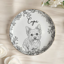 Custom Photo Ring Dish Gift For Pet Lovers, Dog Mom, Cat Mom - Personalized Photo Jewelry Dish