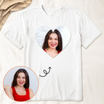Custom Photo Shirt Funny Gift For Her/Him - Personalized Photo Sequin Shirt