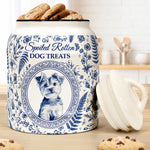Custom Photo Spoiled Rotten Dog Treats - Personalized Cookie Jar