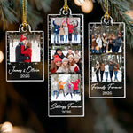 Custom Photo Strip Christmas Ornament - Personalized Acrylic Photo Ornament